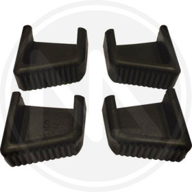 Set 4pz. 2dx-2sx PIEDINI PER SCALA ACCIAIO telescopica maurer