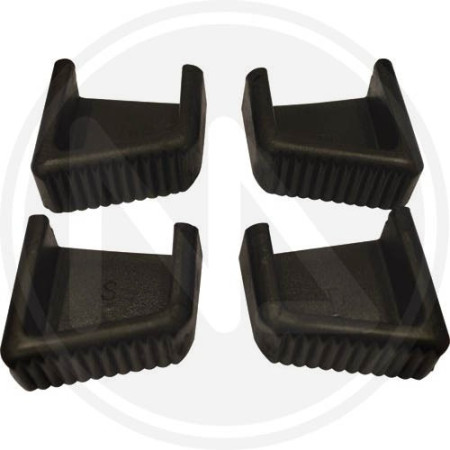 Set 4pz. 2dx-2sx PIEDINI PER SCALA ACCIAIO telescopica maurer