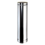Tubo Mono Parete Acciaio Inox D.120mm 1 Metro per Scarico Fumi Stufa a Pellet e Camino