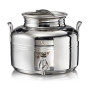 SANSONE Contenitore 5L "Il Gioiello" Acciaio Inox AISI 304 con Rubinetto e Stand per Cucina