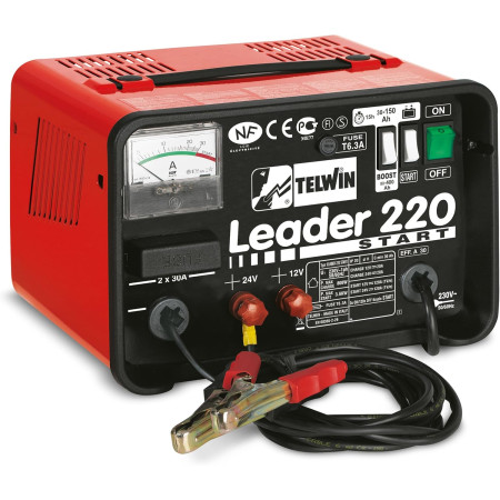 CARICABATTERIA TELWIN LEADER 220 START CARICATTERIE Avviatore
