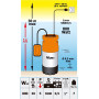 Papillon 94737 Pompa sommersa Bream Multigirante, 800W, Grigio/Rosso