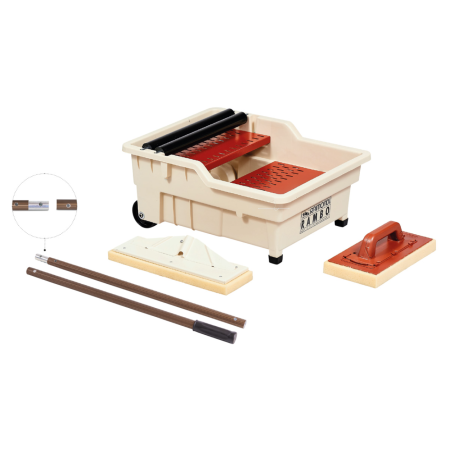 Vaschetta Raimondi RAMBO 355NSWE - Pulizia Fughe 40 Lt - Con Spugna Sweepex e Doppio Frattazzo