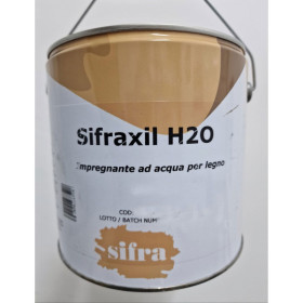 Impregnante Legno SIFRAXIL H2O NOCE CHIARO | Base Acqua | 2.5 Litri | Protezione Esterna/Interna