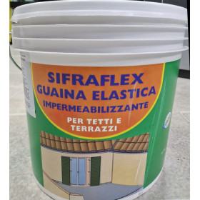 SIFRA SIFRAFLEX | Guaina Elastica Liquida 15 LT BIANCA | Impermeabilizzante per Tetti e Terrazzi