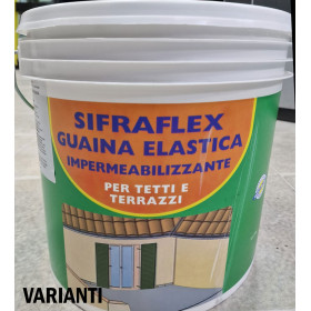 SIFRA SIFRAFLEX | Guaina Elastica Liquida GRIGIO | Impermeabilizzante per Tetti e Terrazzi