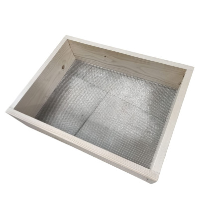 Setaccio Artigianale Legno/Rete Professionale 39x51 cm | Per Edilizia, Sabbia, Terra, Ghiaia