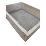 Setaccio Artigianale Legno/Rete Professionale 39x51 cm | Per Edilizia, Sabbia, Terra, Ghiaia