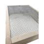 Setaccio Artigianale Legno/Rete Professionale 39x51 cm | Per Edilizia, Sabbia, Terra, Ghiaia
