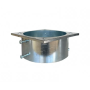 Comignolo Elettrico Elettro Sicurello Perfetto® | Base Regolabile circolare 20-50 cm | INOX Silenzioso | Bassi Consumi