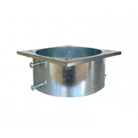 Adattatore per Comignolo Elettrico Elettro Sicurello Perfetto® | Base Regolabile circolare 20-50 cm
