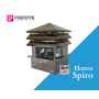 Comignolo Elettrico Elettro Sicurello Perfetto® | Base Regolabile circolare 20-50 cm | INOX Silenzioso | Bassi Consumi