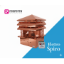 Comignolo Elettrico Elettro Sicurello Perfetto® RAME ROSSA | Base adattabile 20-50 cm