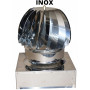 Comignolo Aspirafumo Girevole 32x32 ASPIROTEC INOX | Base QUADRA | Acciaio Inossidabile | Rotante Anti-Ritorno
