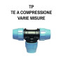 TP TE a Compressione PN16 in Polipropilene per Tubi Irrigazione PE