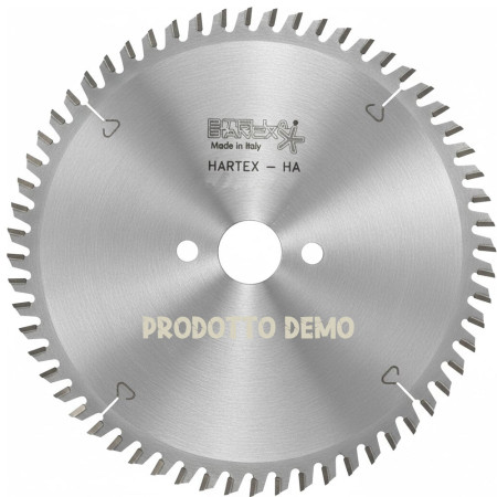 Lama Sega Circolare Stella Bianca Hartex HA per Alluminio e Metalli - Ø 216 mm - Z60 - Foro 32 mm