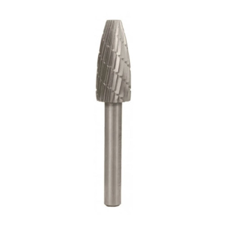Fresa Rotativa Fig. 31 Stella Bianca ad Ogiva Tronca in Metallo Duro  - Ø 8 mm - Gambo 6 mm