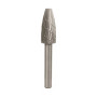 Fresa Rotativa Fig. 31 Stella Bianca ad Ogiva Tronca in Metallo Duro  - Ø 8 mm - Gambo 6 mm