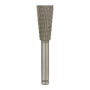 Fresa Rotativa Fig. 39 Stella Bianca Tronco-Conica in Metallo Duro - Ø 15 mm - Gambo 6 mm