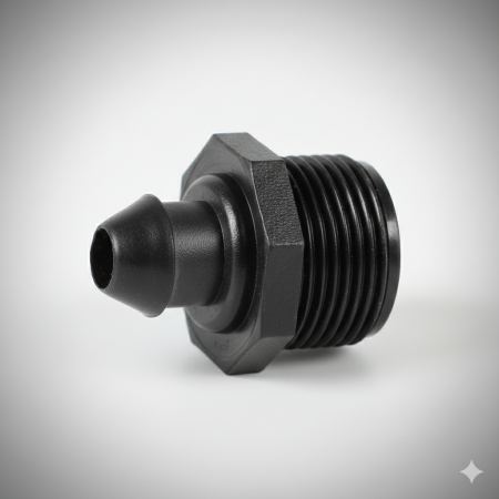Innesto c/gommino filettato maschio 3/4" per valvoline INNVAL