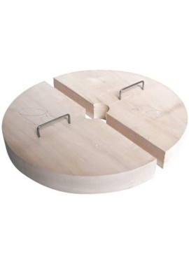 Torchio pressa a cricco 2 velocità per vinaccia uva vino in legno MADE IN ITALY (Ø 60 cm - 212 Litri)