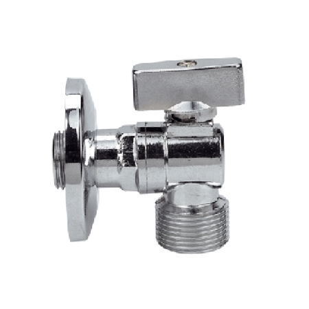 RUBINETTO PER LAVATRICE CON ROSONE A SFERA C/VALVOLA DI NON RITORNO 1/2 x 3/4 DIANFLEX