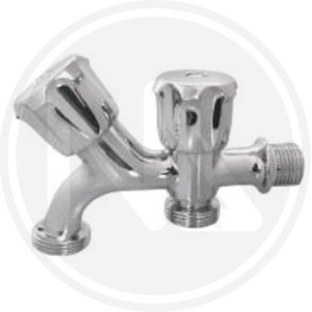 RUBINETTO PER LAVATRICE MULTIPLO per lavatrice 1/2"x3/4"