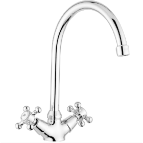 RUBINETTO MISCELATORE LAVELLO SERIE VIOLA Cromo - DIANFLEX