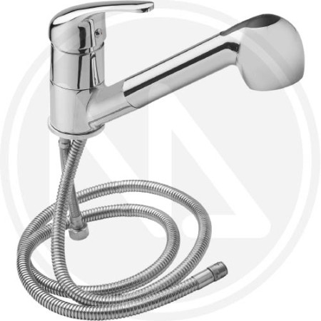 RUBINETTO MISCELATORE LAVELLO CUCINA CON DOCCETTA "AURORA" MAURER 900010