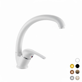 MISCELATORE LAVELLO CANNA ALTA  COLORE BIANCO - DIANF