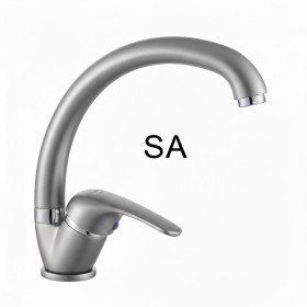 MISCELATORE LAVELLO CANNA ALTA  COLORE SATINATO - DIANF