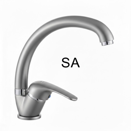 MISCELATORE LAVELLO CANNA ALTA  COLORE SATINATO - DIANF