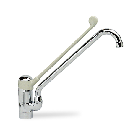 MISCELATORE LAVELLO CON LEVA CLINICA Cromo - DIANF