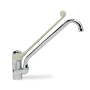 MISCELATORE LAVELLO CON LEVA CLINICA Cromo - DIANF