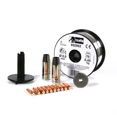 Kit Saldatura Alluminio Telwin 802036 Bobina 0,8mm Bimax Telmig Tecnomig