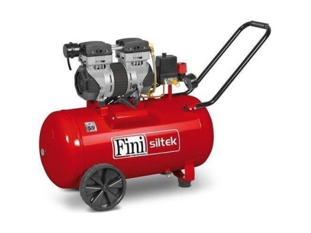 COMPRESSORE D’ARIA 50 LT ORIZZONTALE FINI SILTEK TB 50V/1,5 HP A PISTONI