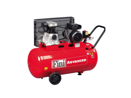 Compressore a cinghia Aria 100L Trifase 2Hp a Cinghia MK102-100-2 Professionale Cilindri Ghisa