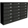 ALUBOX Casellario Postale Condominiale 18 Posti Esterno Antracite Slim Italia