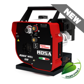 Motosaldatrice MOSA Magic Weld 150 Motore Honda GX200 150A Professionale Stage V