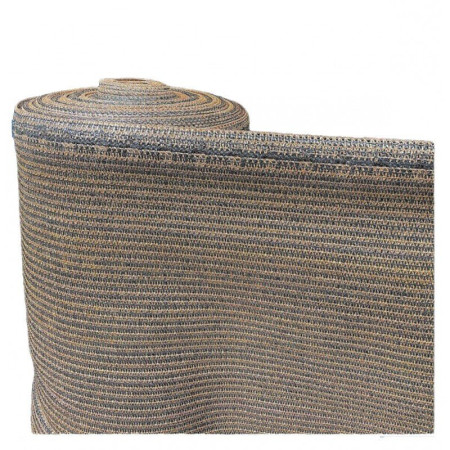 Rete Ombra SAFARI Marrone 97% Frangivista H.100 cm Rotolo 50mt Recinzioni