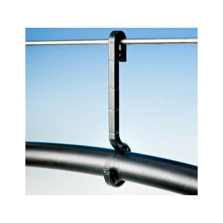 500 Ganci Lunghi Sostegno Tubo Irrigazione Ala Gocciolante Ø 16mm 20mm Anti-UV