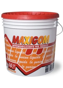Maxigom LAIV Bianco Guaina Liquida Impermeabilizzante Pedonabile 13Lt Terrazzi