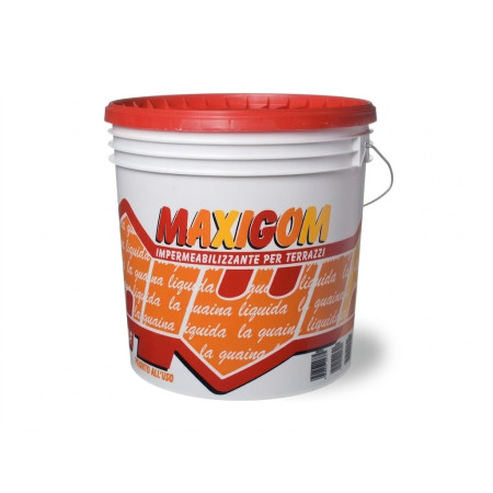 Maxigom LAIV Trasparente Guaina Liquida Impermeabilizzante Pedonabile 4Lt Terrazzi