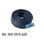 Rotolo tubo ala gocciolante 300mt ø 20 passo 80 cm 2l/h GOLD-DRIP SUPER gocciolatoio cilindrico a 3 fori 45mil