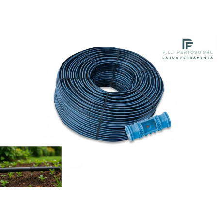 Rotolo tubo ala gocciolante autocompensante 400mt ø 16 passo 100 cm 4l/h GOLD-DRIP PC gocciolatoio cilindrico 45mil
