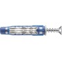 ELEMATIC BLUEFIX SCATOLA 50PZ TASSELLO NYLON CARTONGESSO 8x50MM BIMATERIALE RINFORZATO VITE SVASATA PIANA 5x65MM SPESSORE