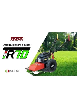 DECESPUGLIATORE  A RUOTE TEKNA TR70L SEMOVENTE MOTORE LONCIN 196 (kit lama optional)