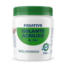 Isolante Acrilico 701 Sifra 750ml Fissativo Consolidante Pareti Interni Esterni