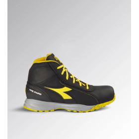 Scarpe Antinfortunistiche Diadora Glove MDS Mid S3S – Pelle Nubuck – Nero – Mass Damper