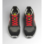 Scarpe Antinfortunistiche Diadora Utility Run A.Box Low S3S FO SR ESD Grigio Asfalto Argento Rosso con Puntale Alluminio